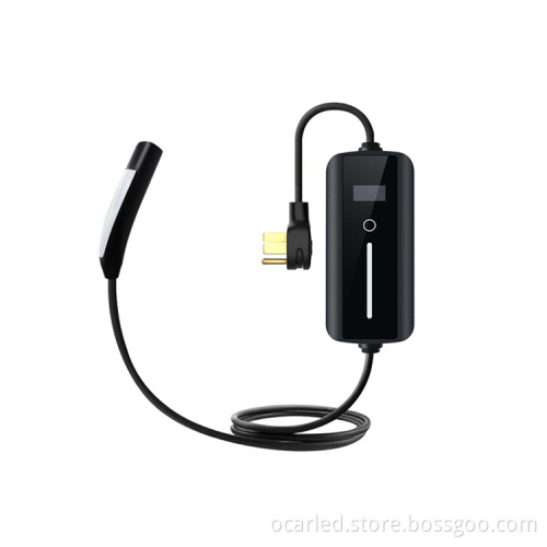 7KW Portable EV Charging Gun for Tesla - US Standard Type 1 EV Charger